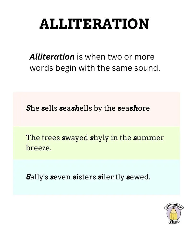 Alliteration examples